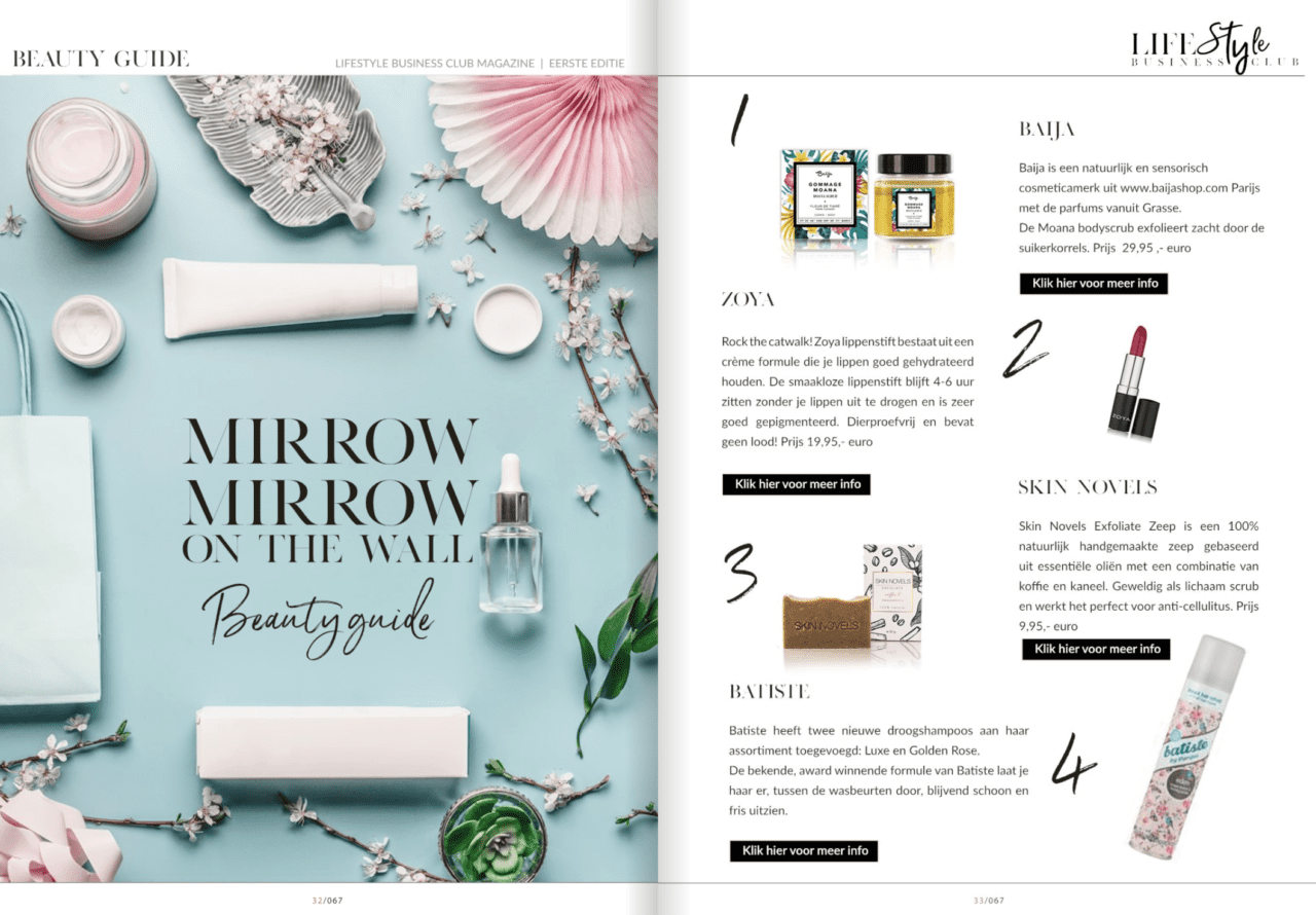 Werk mee aan het magazine - Lifestyle Business Club
