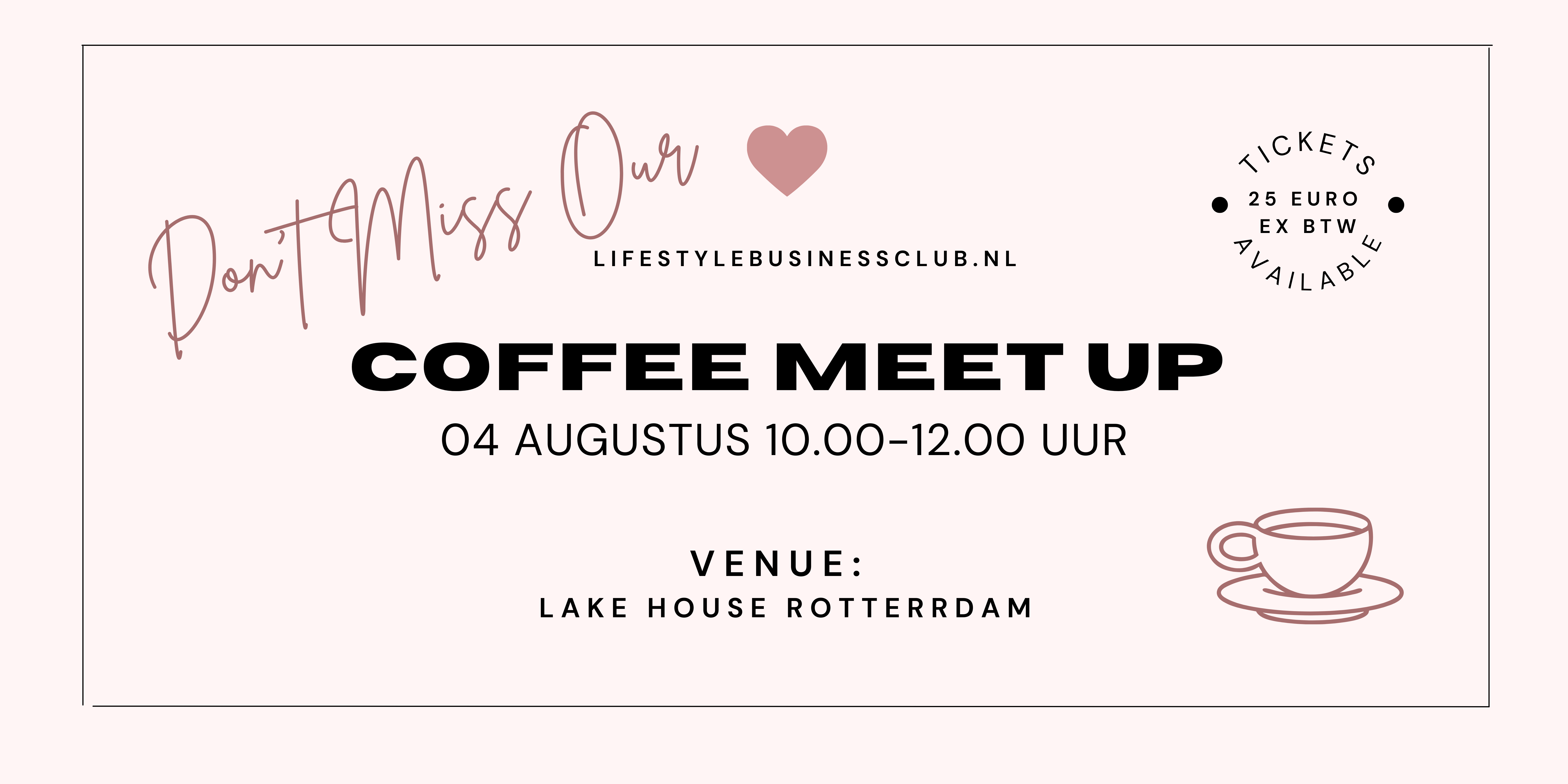 Coffee Meet Up Lake House Rotterdam