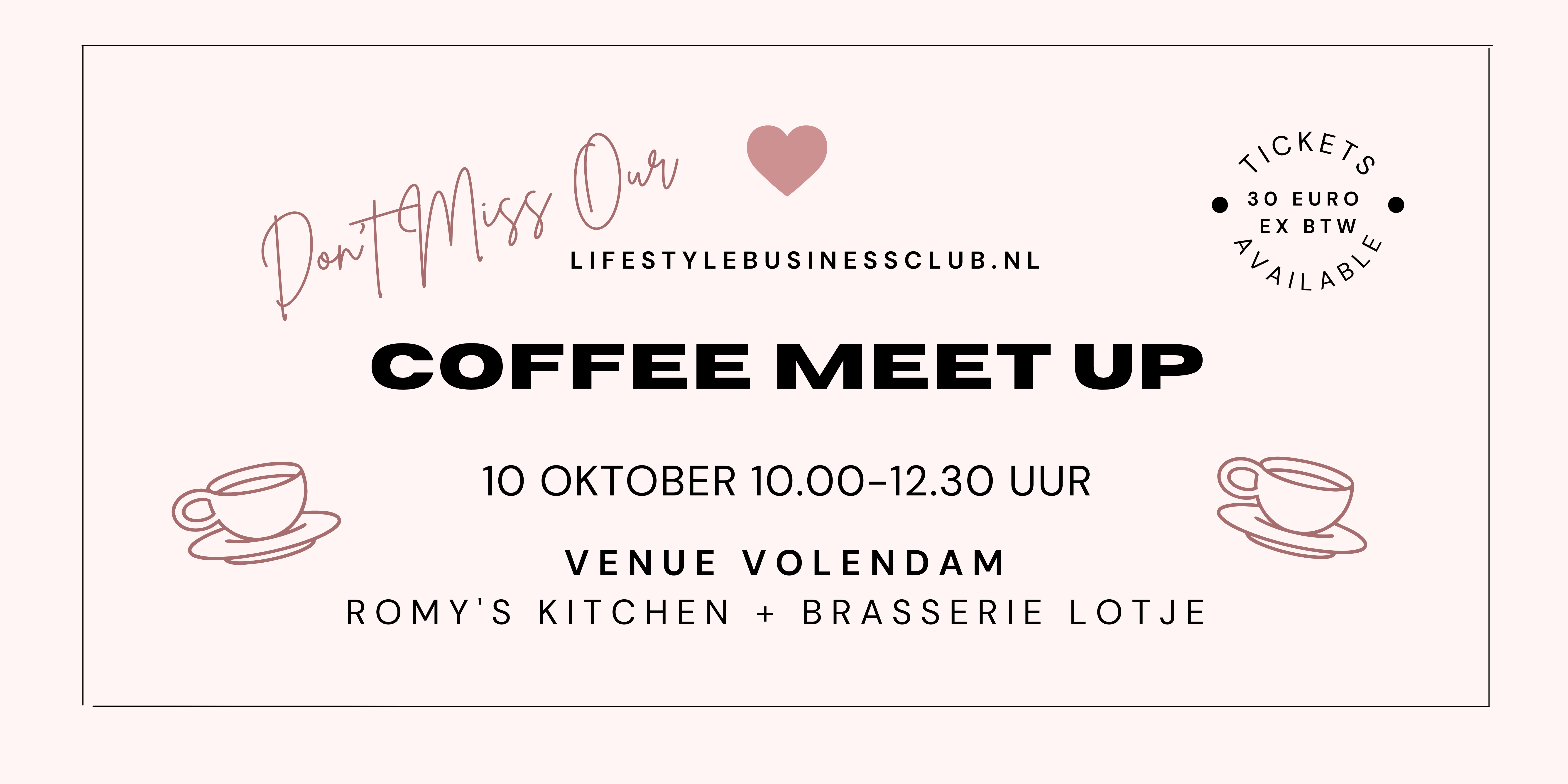 Coffee Meet Up rondje Volendam