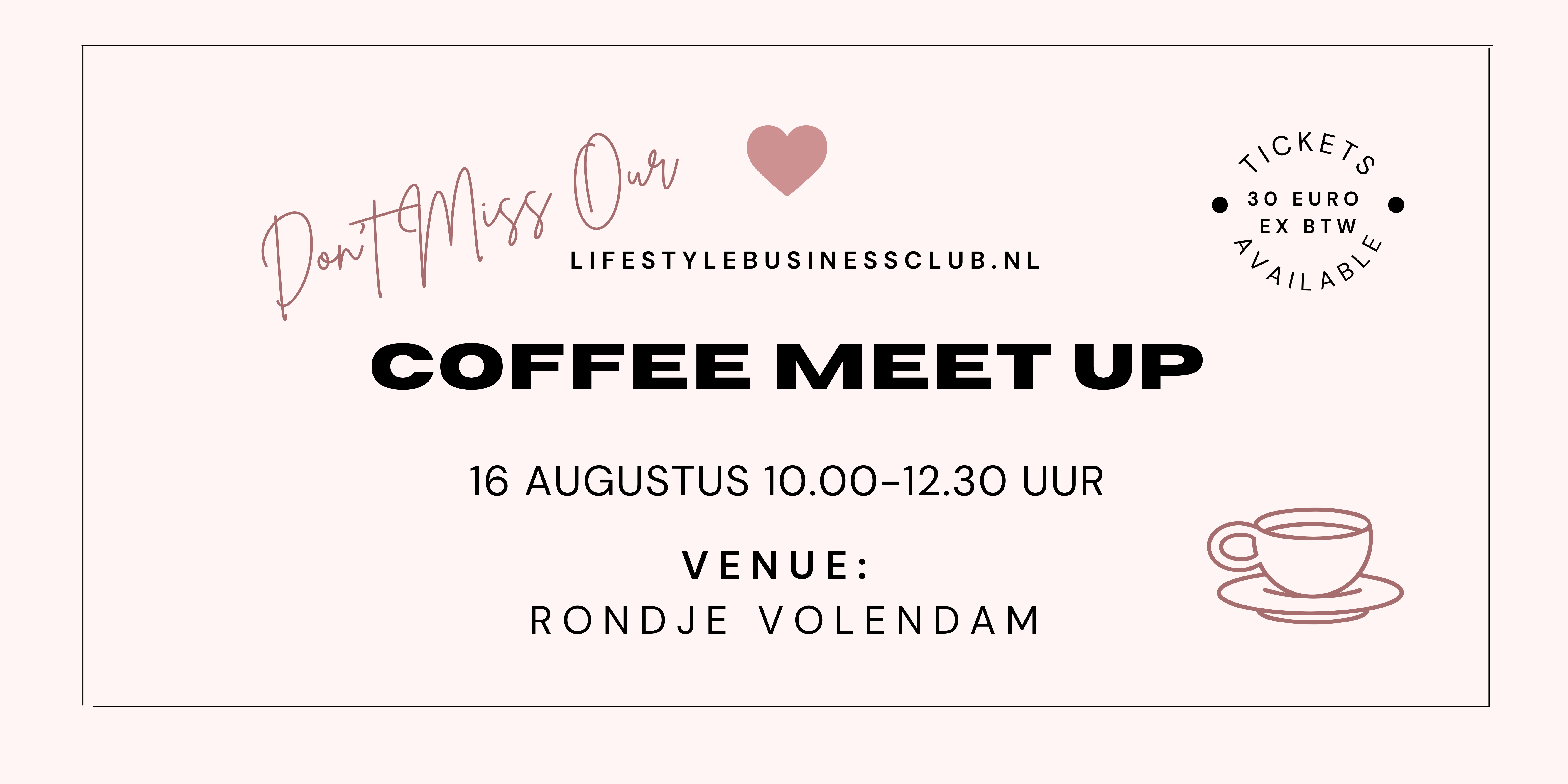 Coffee Meet Up rondje Volendam