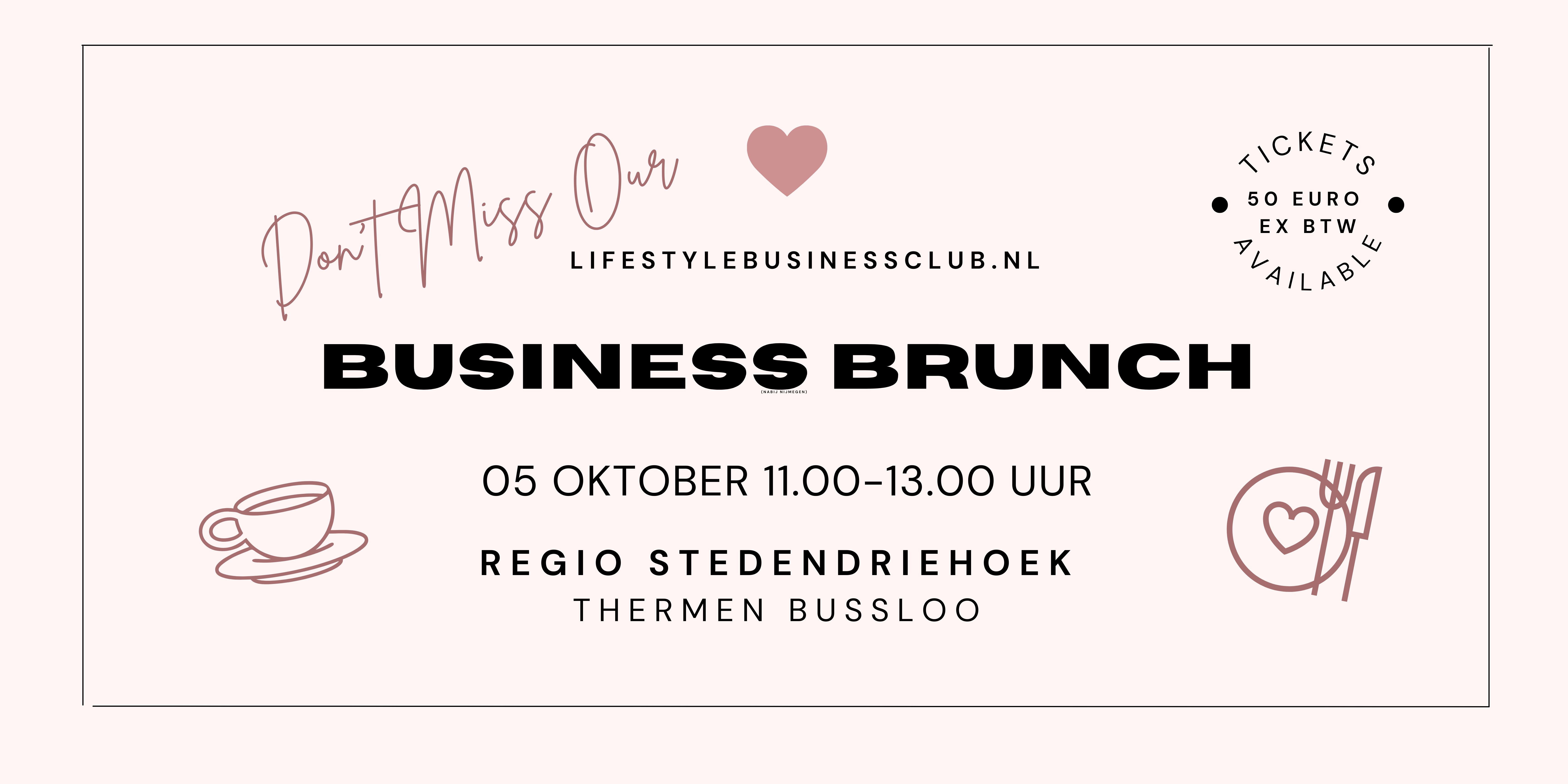 Lifestyle Business Lunch Stedendriehoek