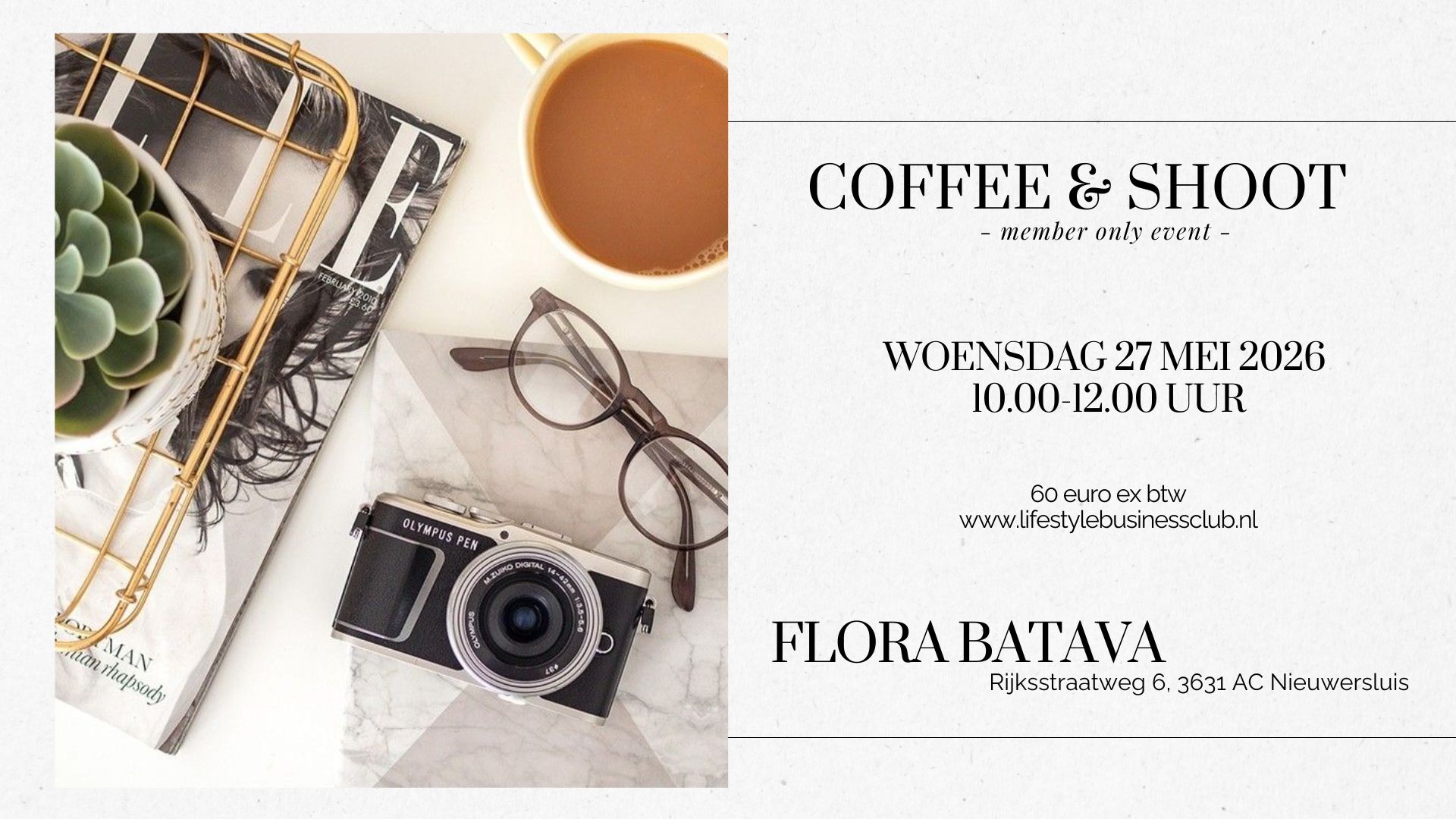 Coffee & Shoot Flora Batava