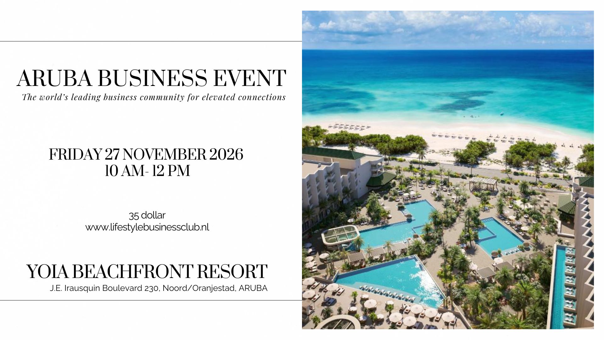 Aruba events first event